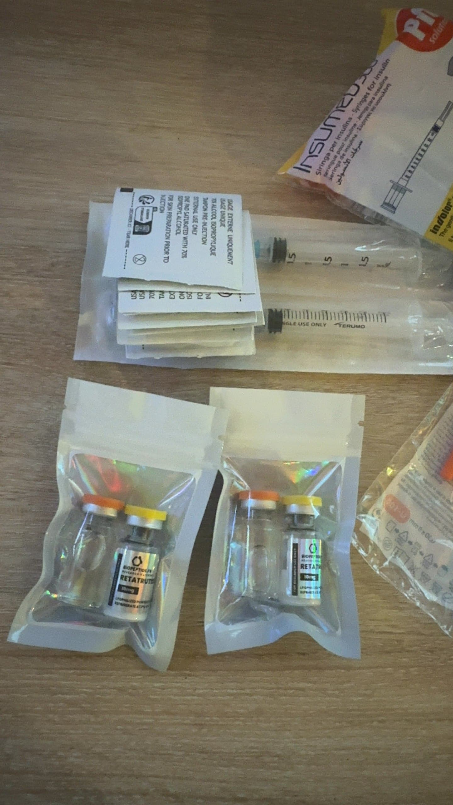 Coulisses One Peptide — préparation des commandes